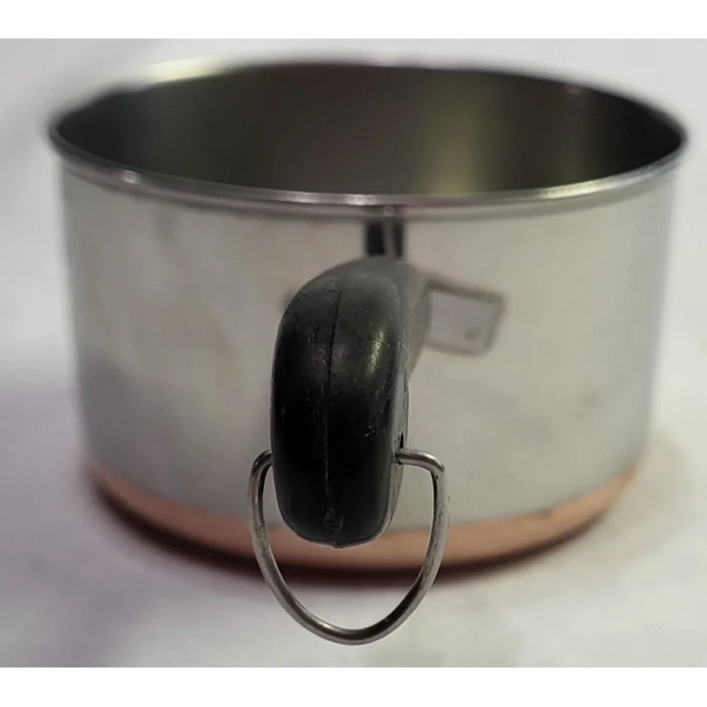 Revere Ware Measuring Cup Vintage Copper Bottom Stainless Steel USA Kitchen